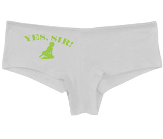 Yes Sir - Submissive Woman - White Boy Short