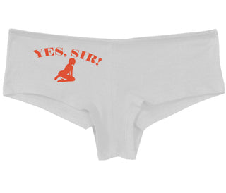 Yes Sir - Submissive Woman - White Boy Short