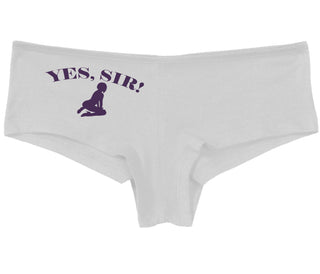 Yes Sir - Submissive Woman - White Boy Short