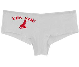 Yes Sir - Submissive Woman - White Boy Short