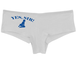 Yes Sir - Submissive Woman - White Boy Short