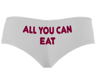 All You Can Eat - White Boyshort