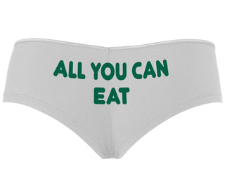 All You Can Eat - White Boyshort