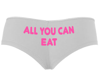 All You Can Eat - White Boyshort