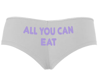 All You Can Eat - White Boyshort