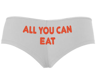 All You Can Eat - White Boyshort