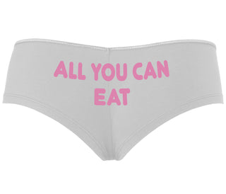 All You Can Eat - White Boyshort