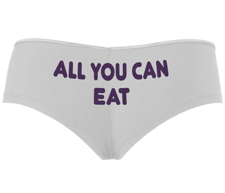 All You Can Eat - White Boyshort