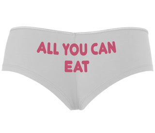 All You Can Eat - White Boyshort