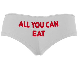 All You Can Eat - White Boyshort
