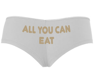 All You Can Eat - White Boyshort