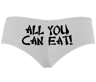 All You Can Eat Chinese Takaway Style - White Boyshort