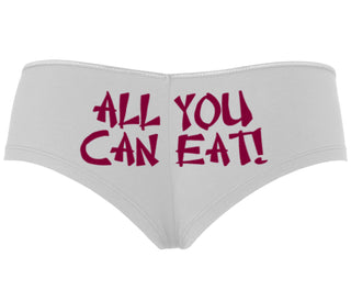 All You Can Eat Chinese Takaway Style - White Boyshort