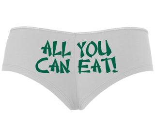 All You Can Eat Chinese Takaway Style - White Boyshort