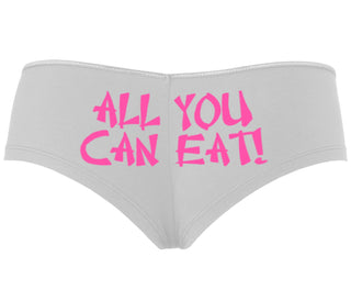 All You Can Eat Chinese Takaway Style - White Boyshort