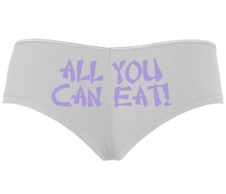 All You Can Eat Chinese Takaway Style - White Boyshort