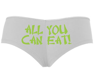 All You Can Eat Chinese Takaway Style - White Boyshort