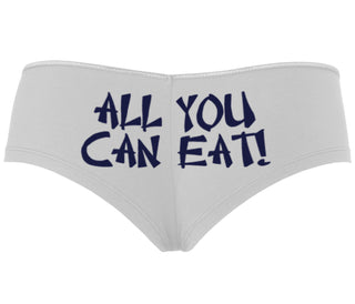 All You Can Eat Chinese Takaway Style - White Boyshort