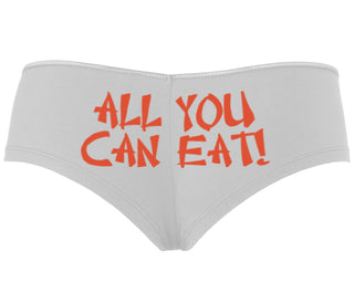 All You Can Eat Chinese Takaway Style - White Boyshort