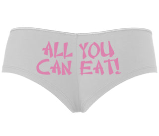 All You Can Eat Chinese Takaway Style - White Boyshort
