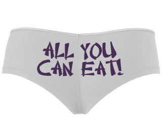 All You Can Eat Chinese Takaway Style - White Boyshort