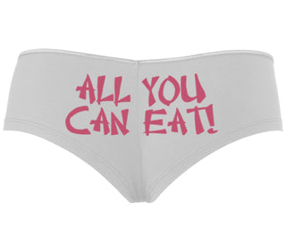 All You Can Eat Chinese Takaway Style - White Boyshort