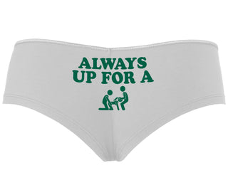 Always Up For A Threesome - White Boy Short