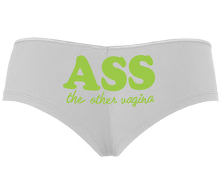 Ass The Other Vagina - White Boyshort