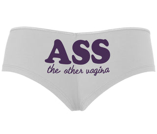 Ass The Other Vagina - White Boyshort