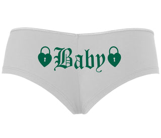 Baby Goth Look With Locks - White Boyshort