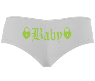 Baby Goth Look With Locks - White Boyshort