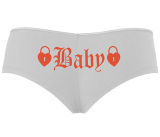 Baby Goth Look With Locks - White Boyshort