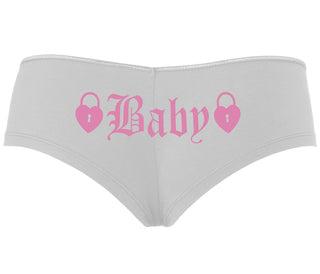 Baby Goth Look With Locks - White Boyshort