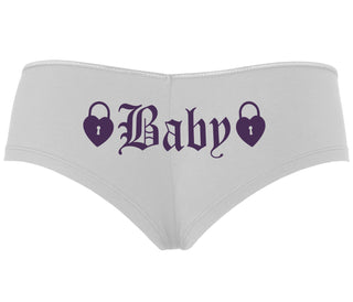 Baby Goth Look With Locks - White Boyshort