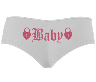 Baby Goth Look With Locks - White Boyshort