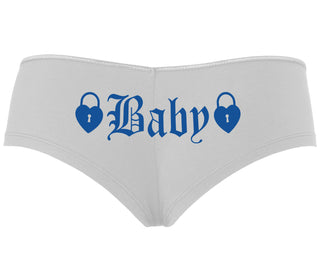 Baby Goth Look With Locks - White Boyshort