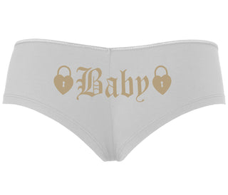 Baby Goth Look With Locks - White Boyshort