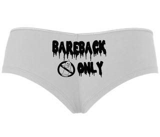 Bareback Only - White Boyshort