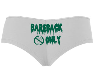 Bareback Only - White Boyshort