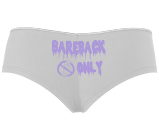 Bareback Only - White Boyshort