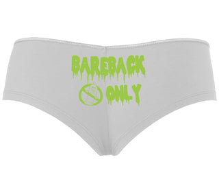 Bareback Only - White Boyshort