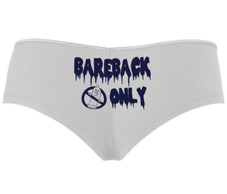 Bareback Only - White Boyshort