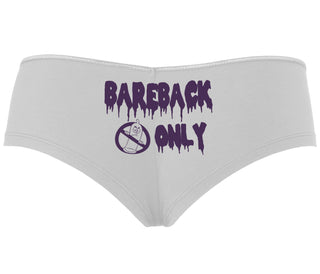 Bareback Only - White Boyshort