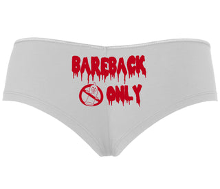 Bareback Only - White Boyshort