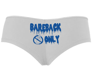Bareback Only - White Boyshort