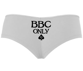 BBC Only - Queen Of Spades - White Boyshort