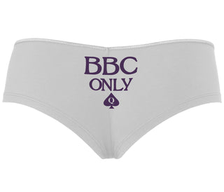 BBC Only - Queen Of Spades - White Boyshort