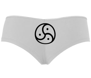 BDSM Symbol - White Boyshort
