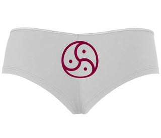 BDSM Symbol - White Boyshort