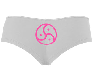 BDSM Symbol - White Boyshort